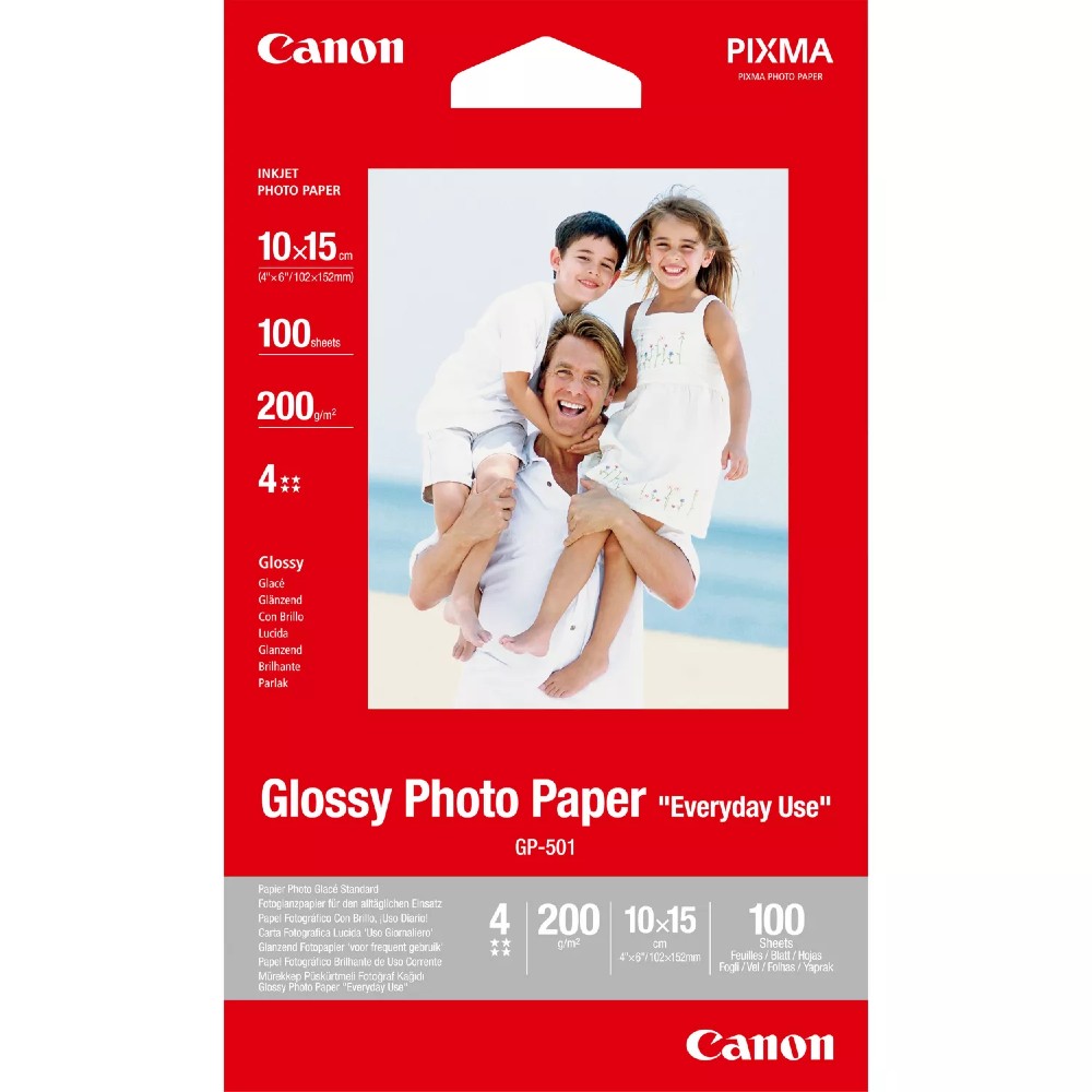 Canon GP-501 4X6 (10x15) glossy,100 sheets