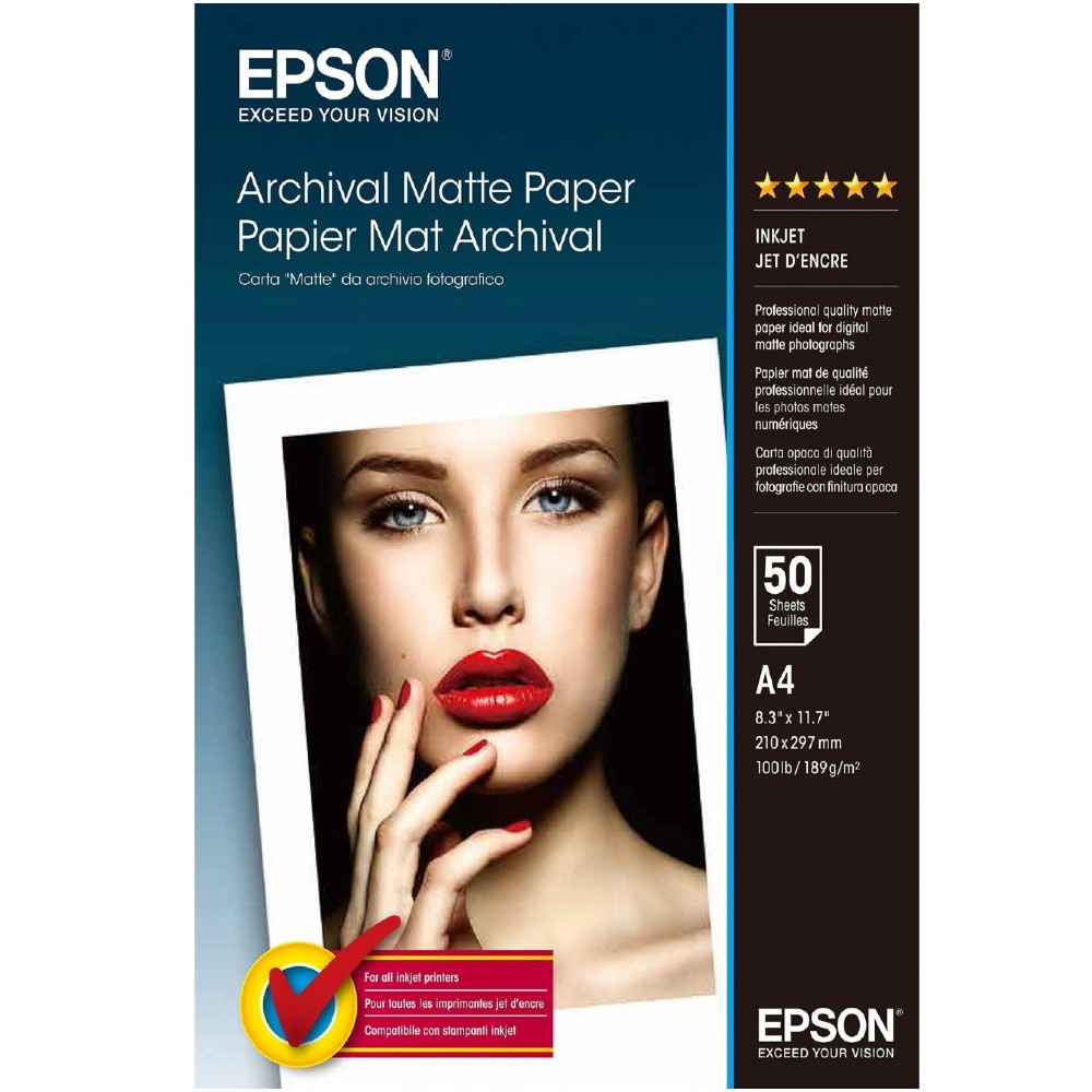 Epson Archival Matte A4 50 fogli/ 50 fogli