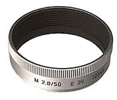 Leica M Lenshood per M 2.8/50 argento