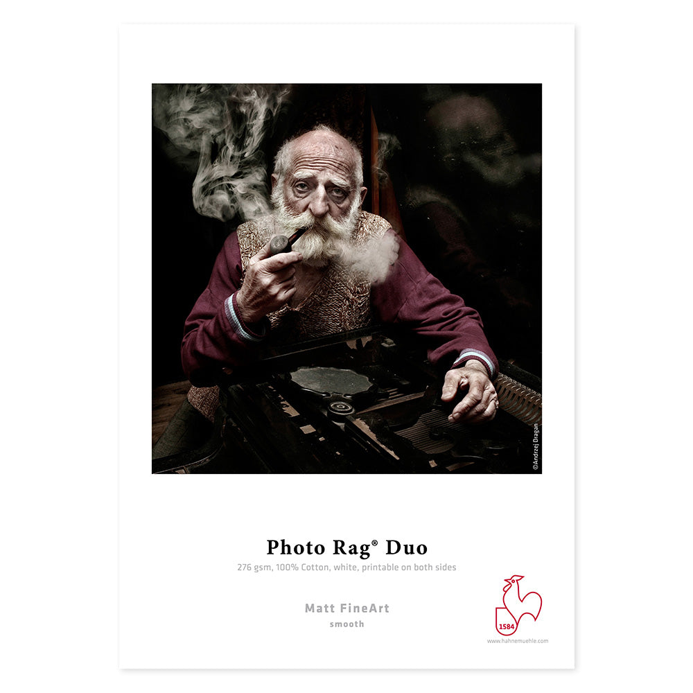 Hahnemühle Photo Rag Duo Paper 276g A3 Box 25 Sheets