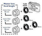 Set di anelli intermedi Kenko macro (2x) per Micro Quattro Terzi