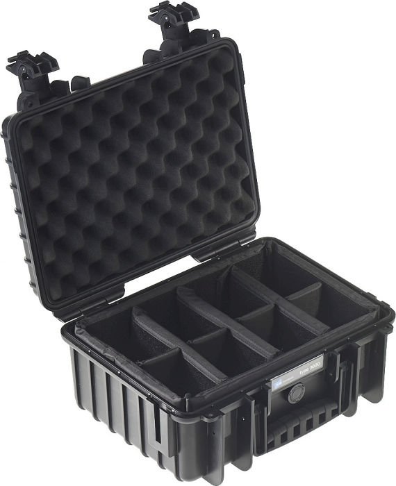 B&W outdoor.custodie tipo 3000 nero + distributore