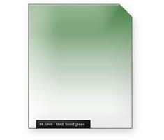 84dot5mm 84.5mm medium forest green gradient filter classic