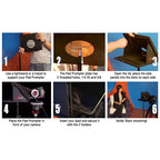 OneTakeOnly Pad Prompter (autocue) voor op een lampstatief