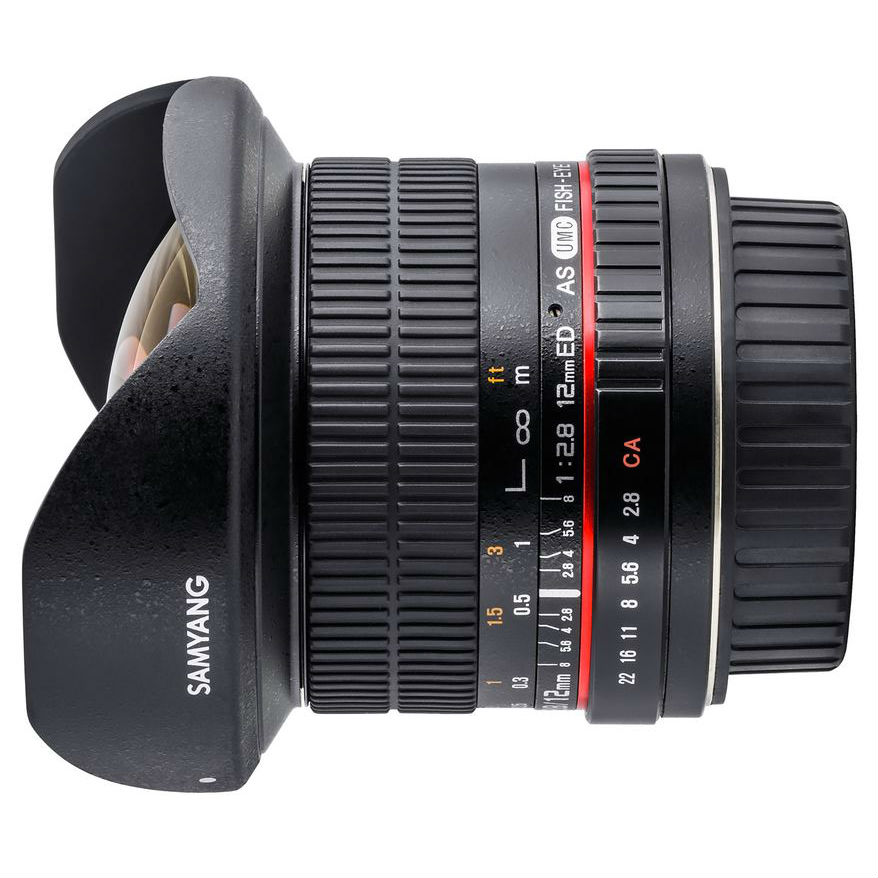 Samyang 12mm f/2.8 Obiettivo AS NCS Fish-Eye Canon
