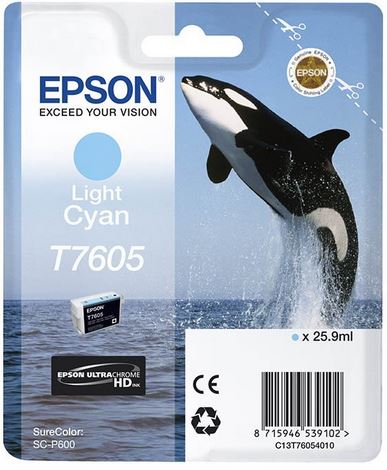 Epson Cartuccia T7605 Ciano Chiaro