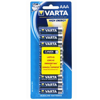 Varta High Energy AAA battery 10-pack