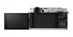 Olympus PEN-F zilver + 14-42mm Pancake EZ zwart