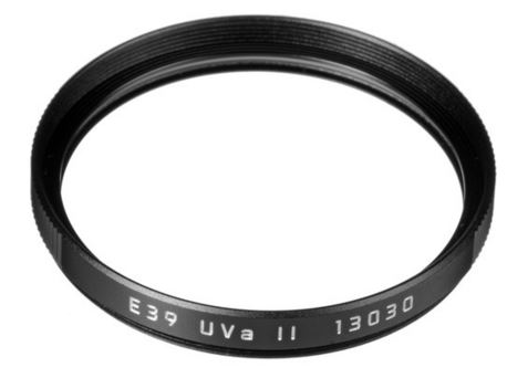 Leica 13030 Filtro UVa II E 39 nero