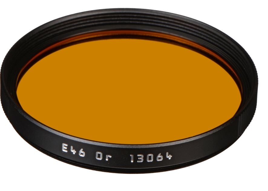 Leica 13064 Filtro Arancione E 46 nero