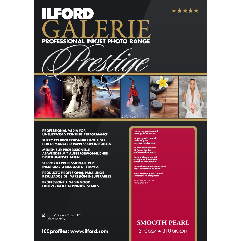 Ilford Prestige Smooth Pearl 13x18cm 310 grams 100 sheets