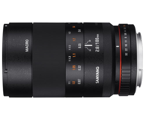 Obiettivo Samyang 100mm F2.8 Macro MFT