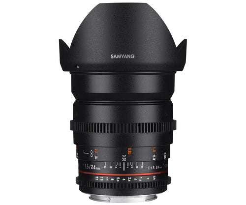 Samyang 24mm T1.5 VDSLR ED AS IF UMC II E-Attacco