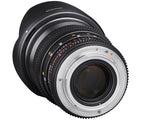 Samyang 24mm T1.5 VDSLR ED AS IF UMC II E-Attacco