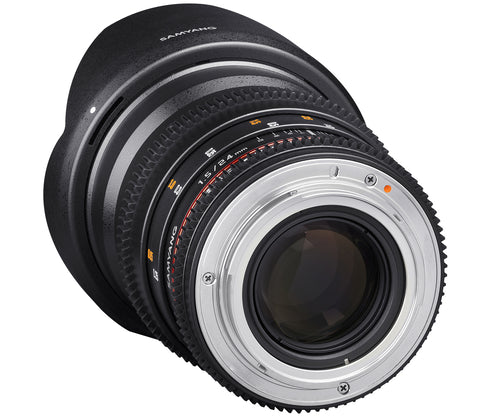Samyang 24mm T1.5 VDSLR ED AS IF UMC II E-Attacco