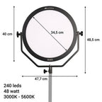 Falcon Eyes Bi-Color Lampada a LED Sophiez SO-48TD su 230V
