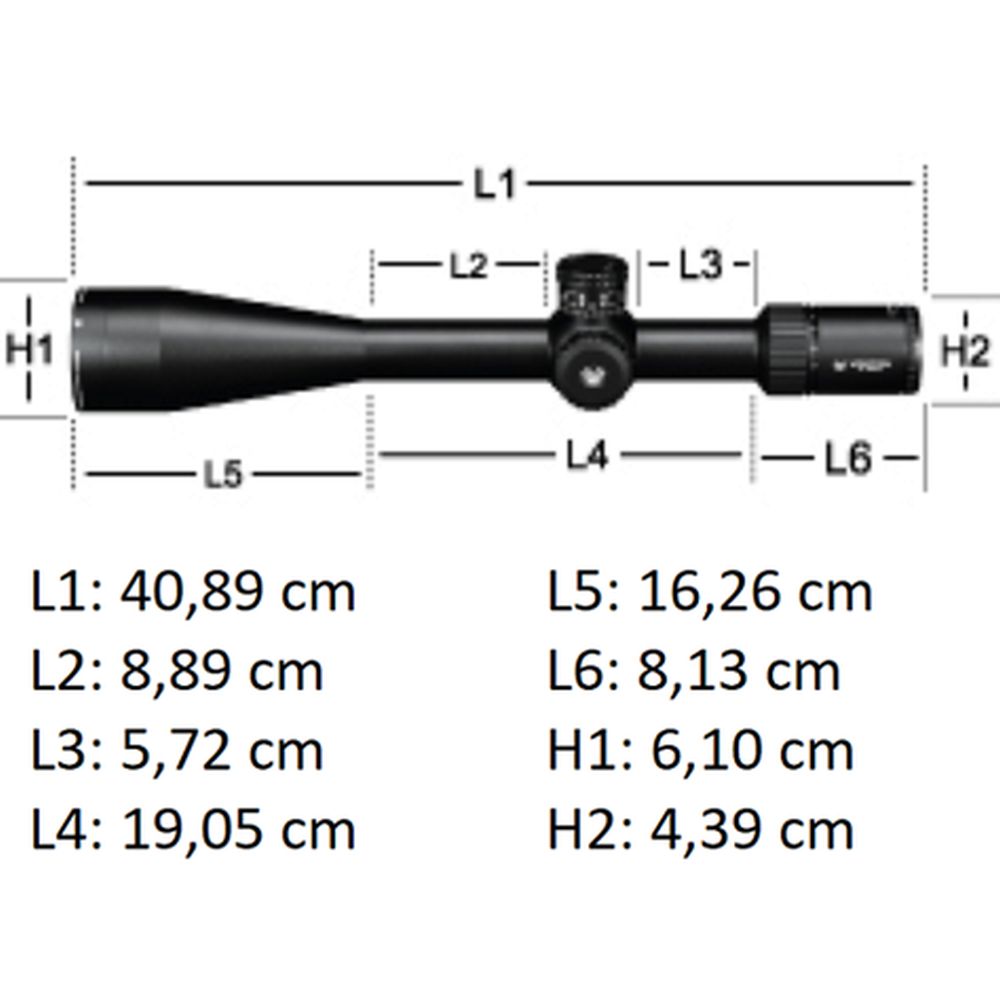 Vortex Cannocchiale Oro Eagle HD 15-60x52 con mirino ECR-1 SFP (MOA)