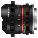 Samyang 8mm T3.1 Cine UMC Fisheye II Sony E-attacco