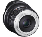 Samyang 12mm T3.1 VDSLR ED AS NCS fisheye Sony E-attacco