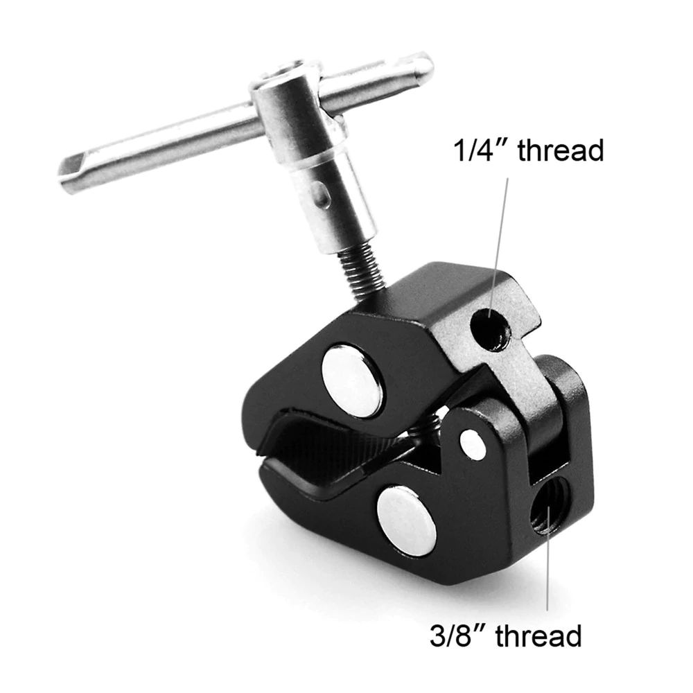 SmallRig 735 Super Morsetto con filettatura 1/4" e 3/8"