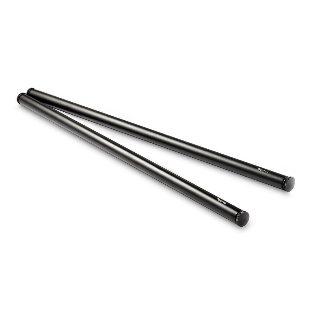 SmallRig 1054 2pcs 15mm nero in lega di alluminio Rod (M12-40cm) 16"