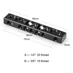 SmallRig 1091 Cool Cheese Bar with 1/4" and 3/8" screw hole