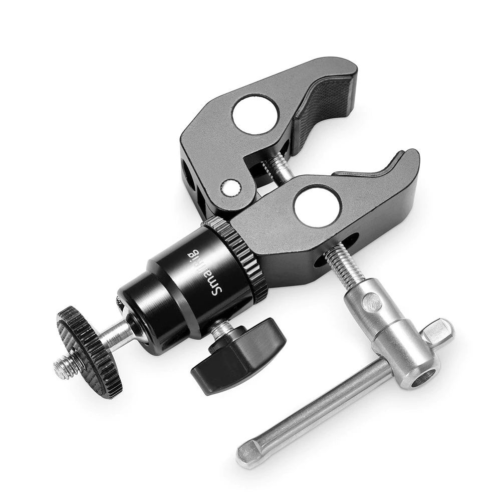 SmallRig 1124 Clamp Mount V1 with Ball Head Mount and CoolClamp