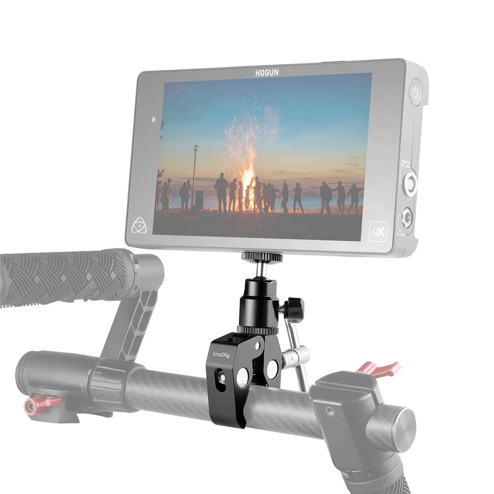 SmallRig 1124 Clamp Mount V1 with Ball Head Mount and CoolClamp