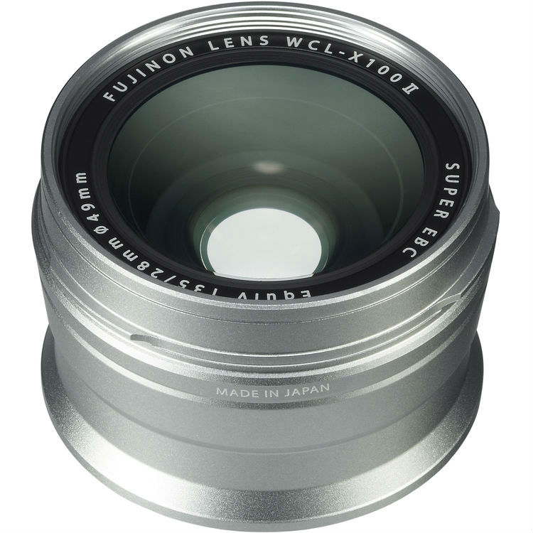 Fujifilm WCL-X100 II Obiettivo di conversione grandangolare argento