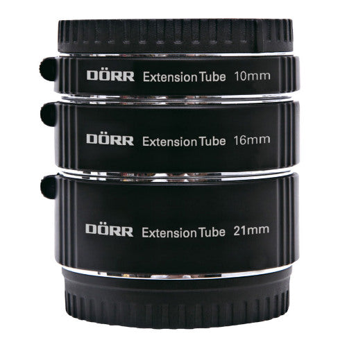 Dorr Tubo di prolunga Kit (10, 16, 21mm) per Nikon 1