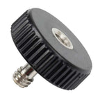 Caruba adapter screw 1/4"M - 1/4"F with plastic grip - short