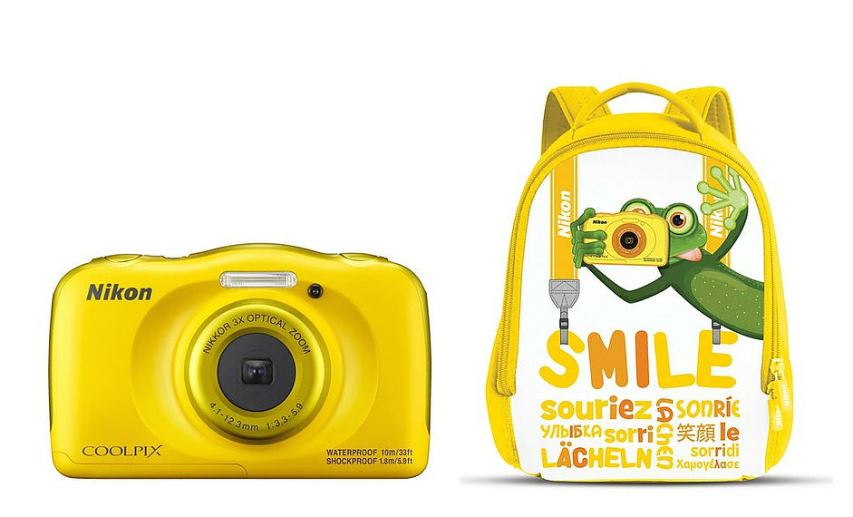 Nikon zaino giallo W100 Coolpix