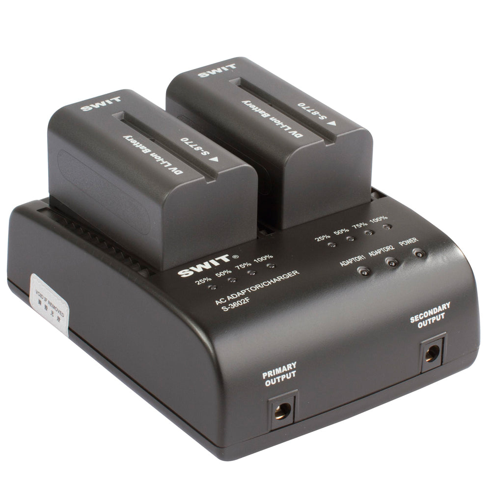 Swit S-3602F Caricatore DV per S-8972/8970/8770, Sony serie L