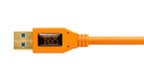 Tether Tools TetherPro USB 3.0 A Male to Micro B Right Angle 4.6m Orange