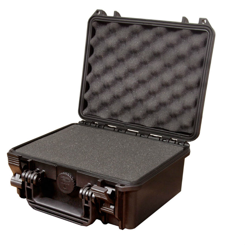 WCS Protection Valigetta nera 235 H105 con schiuma espansa