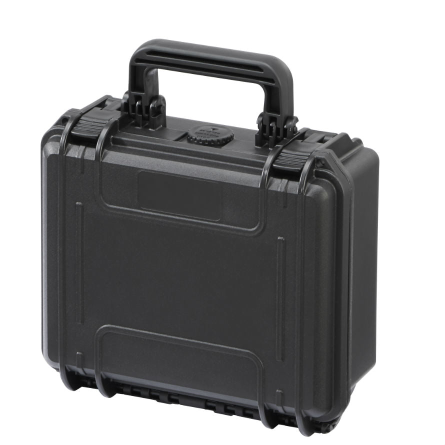 WCS Protection Valigetta nera 235 H105 con schiuma espansa