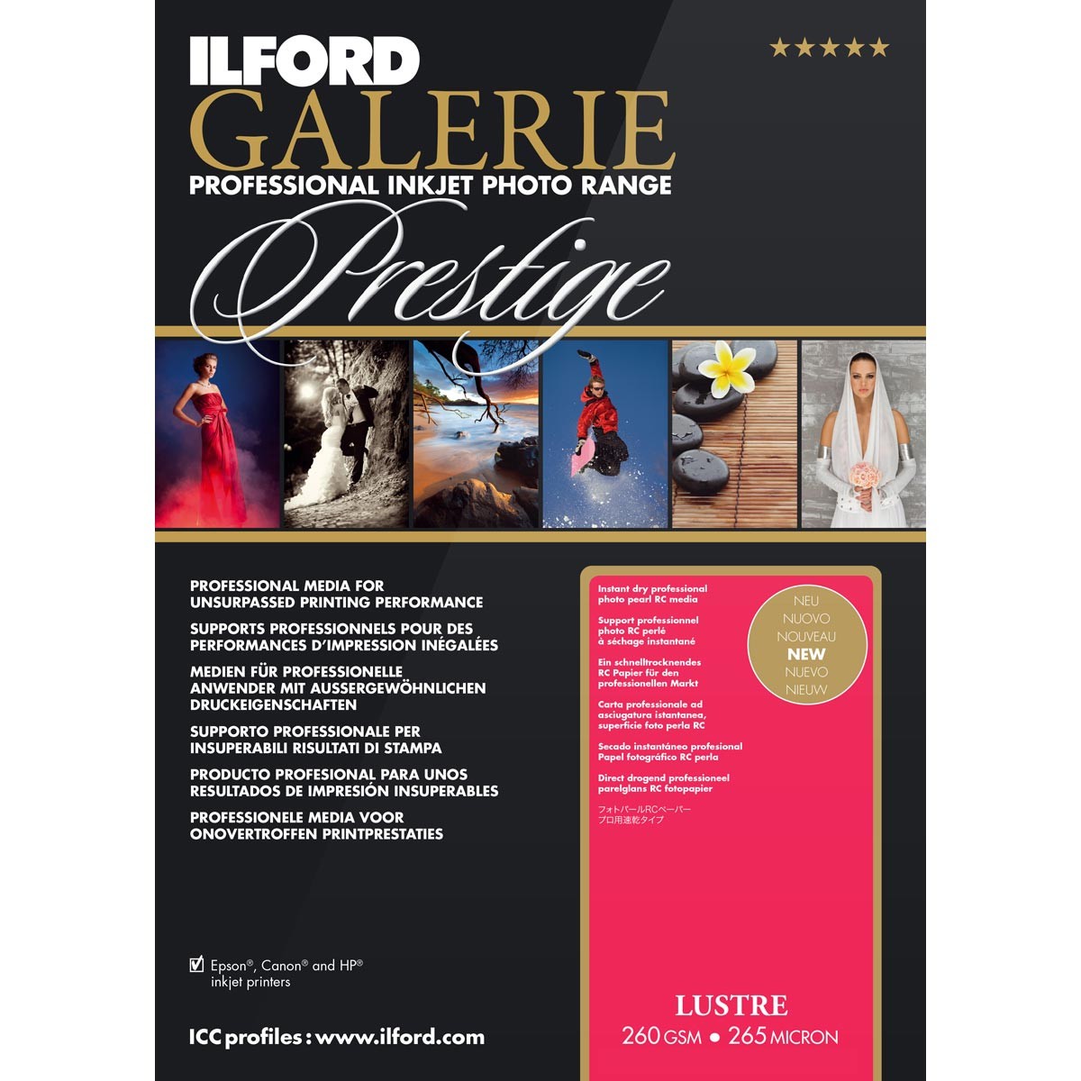 Ilford Galerie Satin Photo 260g A4 100 fogli