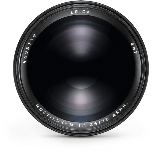 Leica 11676 Noctilux-M 75mm f/1.25 ASPH - Black