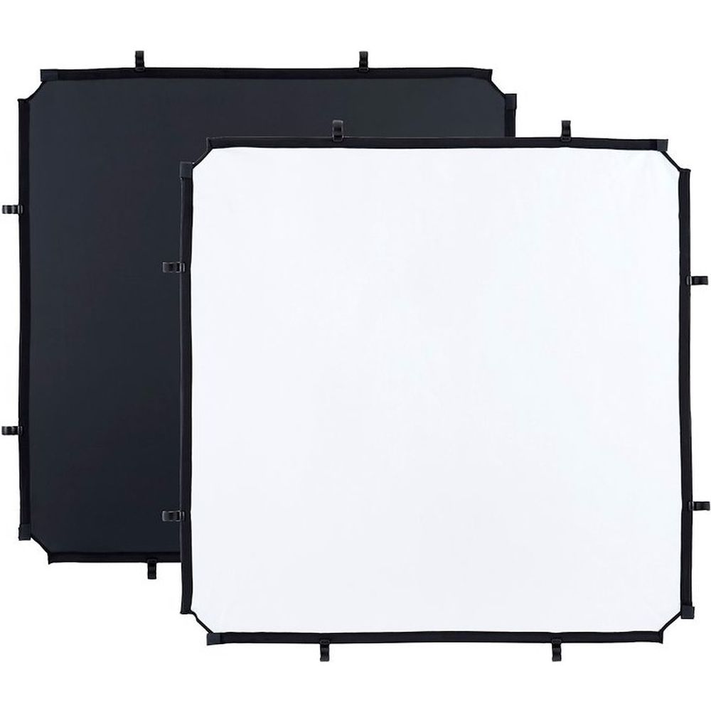 Manfrotto LL LR81121R Skylite Rapid Fabric Small 110x110cm black/white