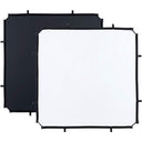 Manfrotto LL LR81121R Skylite Rapid Fabric Small 110x110cm black/white