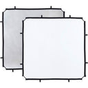 Manfrotto LL LR81131R Tessuto Skylite Rapid Small 110x110cm argento/bianco