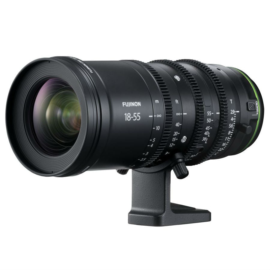 Fujifilm Fujinon MKX 18-55mm T2.9 attacco X-Attacco Cine