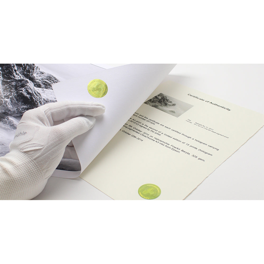 Certificato di autenticità Hahnemühle A4 Box 25 foglio