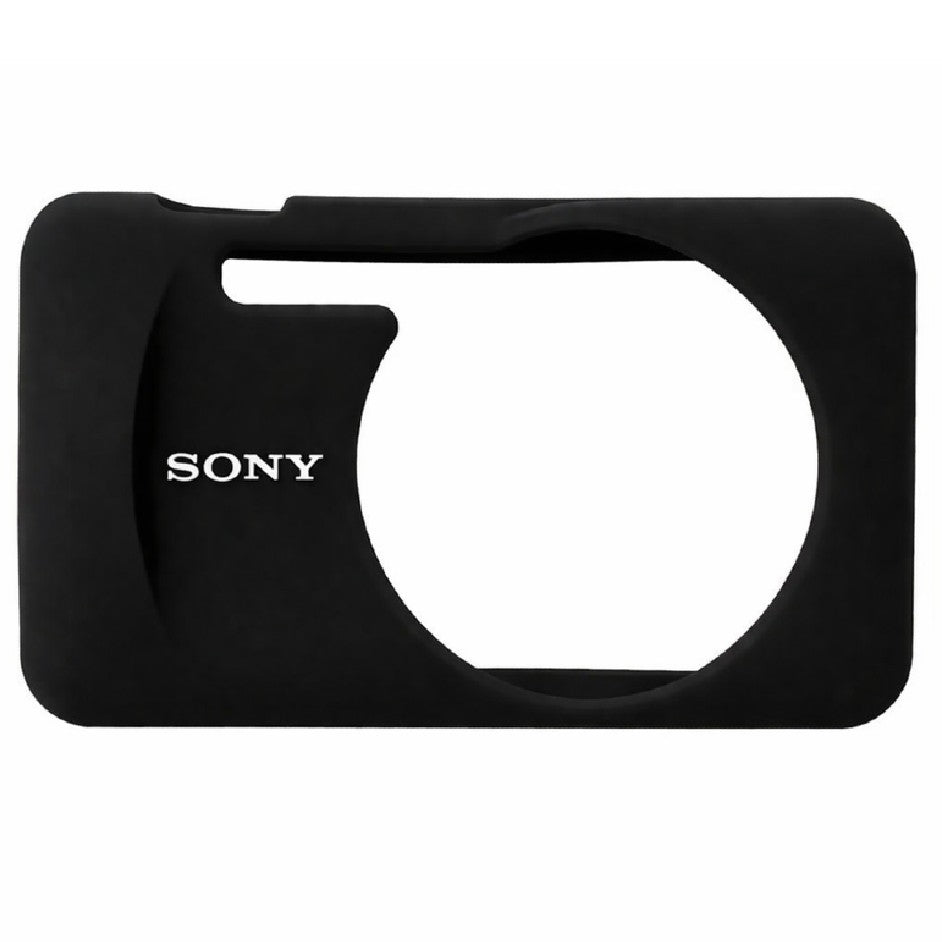 Custodia in silicone Sony per W730/WX60/WX80/WX200 - Nera