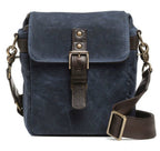 ONA Bond Street Waxed Canvas Bag Oxford Blue