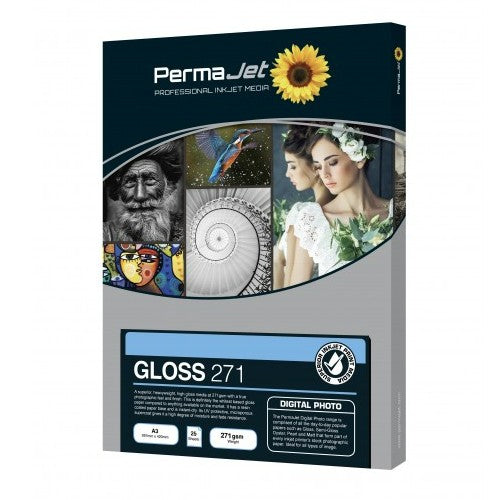 PermaJet PJ50858 Gloss Instant Dry 271gsm ruolo 17" 30m 3Core