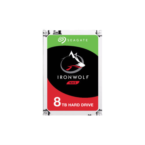Seagate NAS HDD 8TB IronWolf 7200rpm 6Gb/s SATA 256MB 3.5inch 24x7