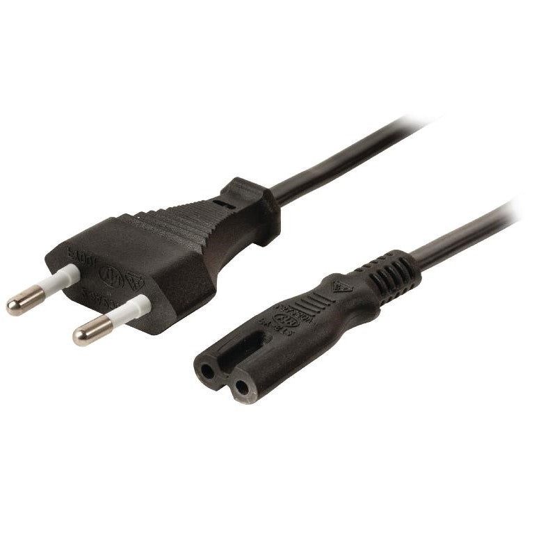 Valueline power cable Europlug 1.0m