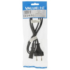 Valueline power cable Europlug 1.0m