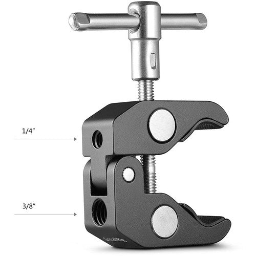 SmallRig 2058 Super Morsetto con filettatura da 1/4" e 3/8" (confezione da 2 pezzi)